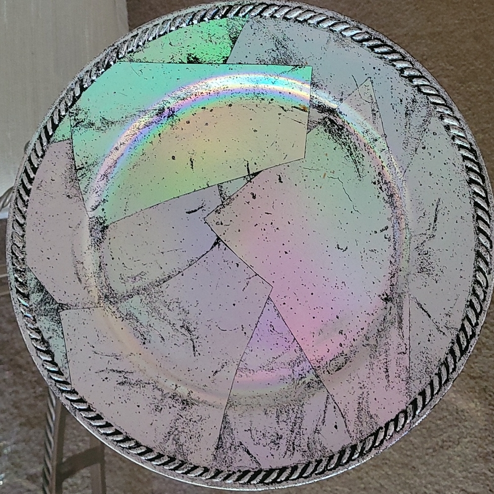 🎉💜Host Pick💜🎉Hand Crafted Foiled Chargers - Picture 5 of 9